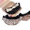 2025 High-End White Polka Dot Bow Hair Clip - Vertical/Ponytail for Women