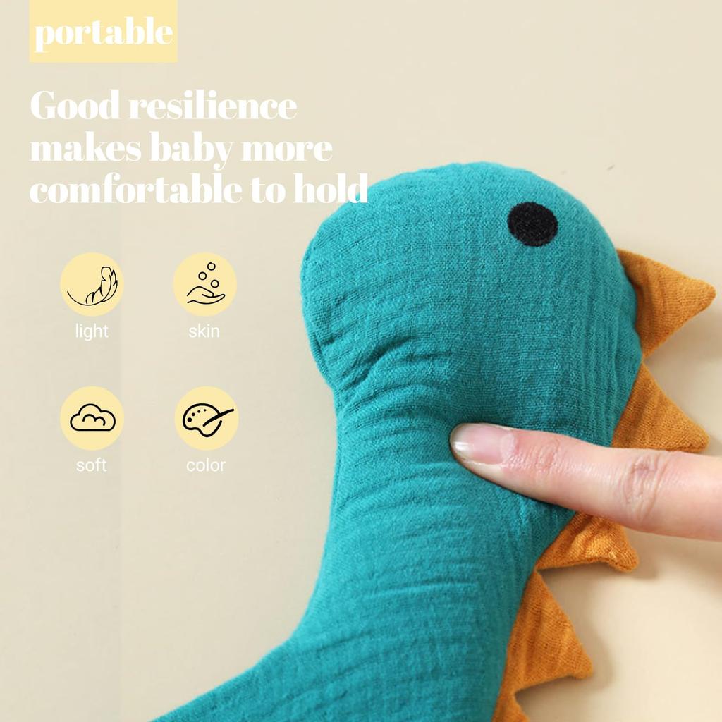 Katoenen Comfort Deken, Biologisch Katoenen Dinosaurus Patroon Comfort Deken, Zacht En Ademend, Een Perfect Kerst Babycadeau Voor Jongens En Meisjes.