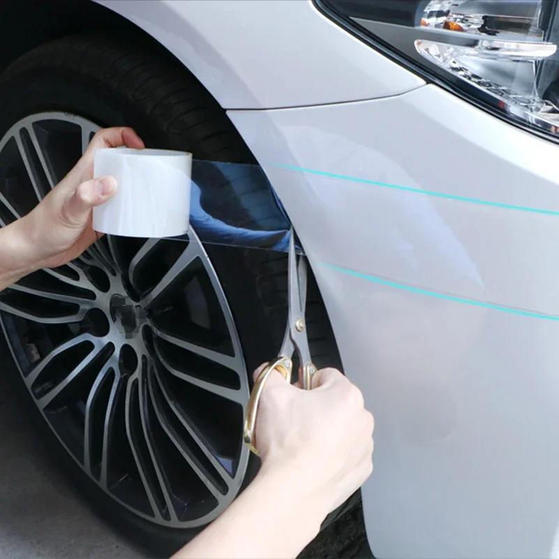 Transparent Bicycle Stickers Tape 3M 5M 10M Bike Frame Protector Cycling Tape Film Invisible Scratch Resistant Riding Decoration
