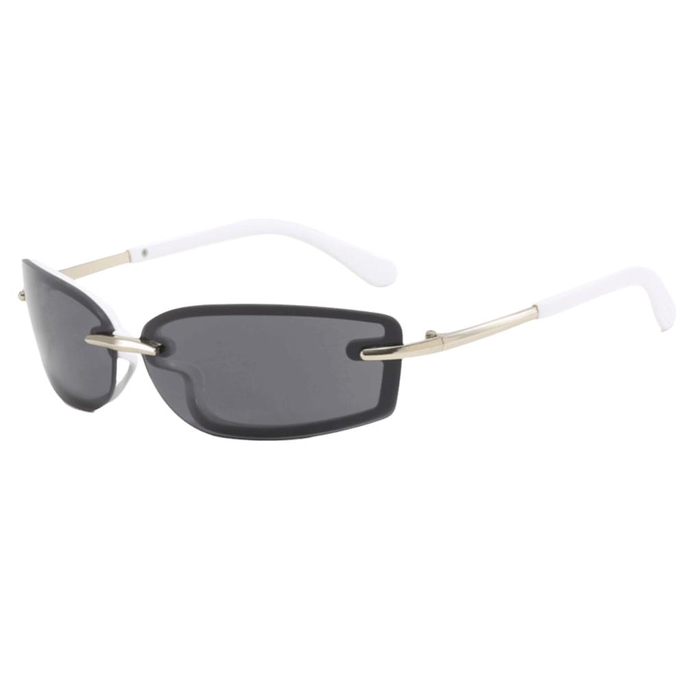 

Fashion Metal Candy Color Rimless Sunglasses PC Y2K Dopamine Square Sunglasses Frameless Colorful Eyewear Outdoor