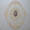 Oval Lace Embroidered Coaster Bedroom Study Kitchen Cup Table Mat Food Fruit Plate Cover Cloth Home Decor Kitchen Supplies