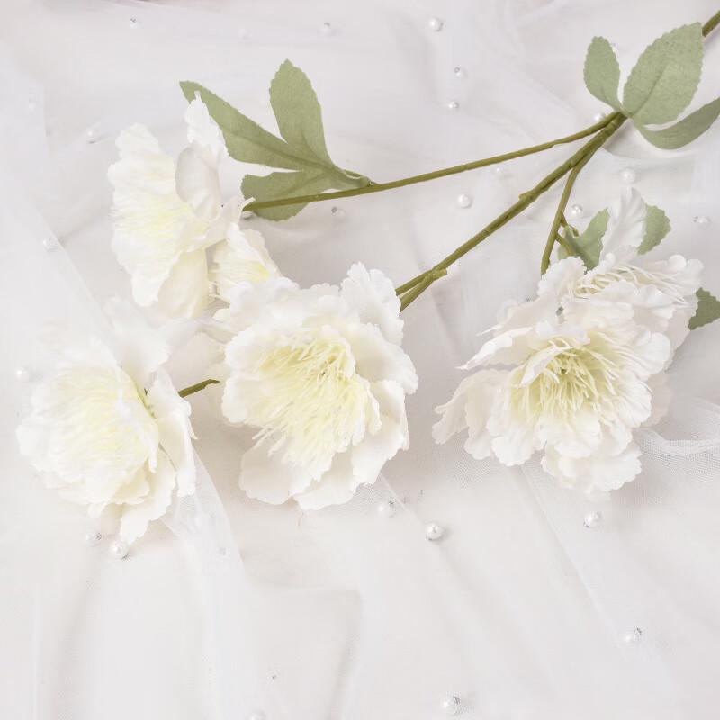 Deou Starlight Artificial Snowflake Peony Aisle Flowers