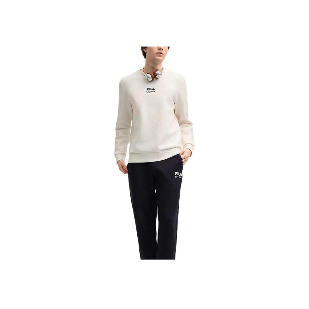 New FILA ORIGINALE Sweatshirt Men's Cloud White F11M519213F-WT