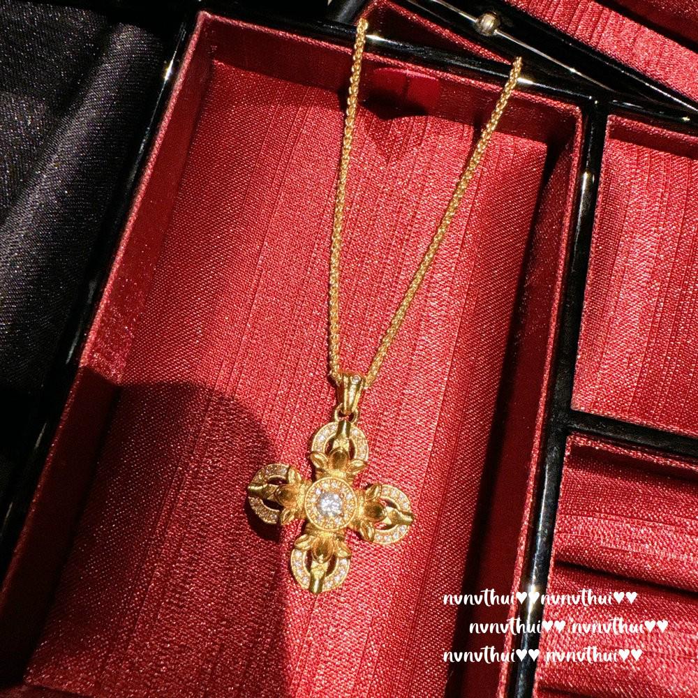 Vintage Italian Zircon Necklace and Nebula Gemstone Bangle Set