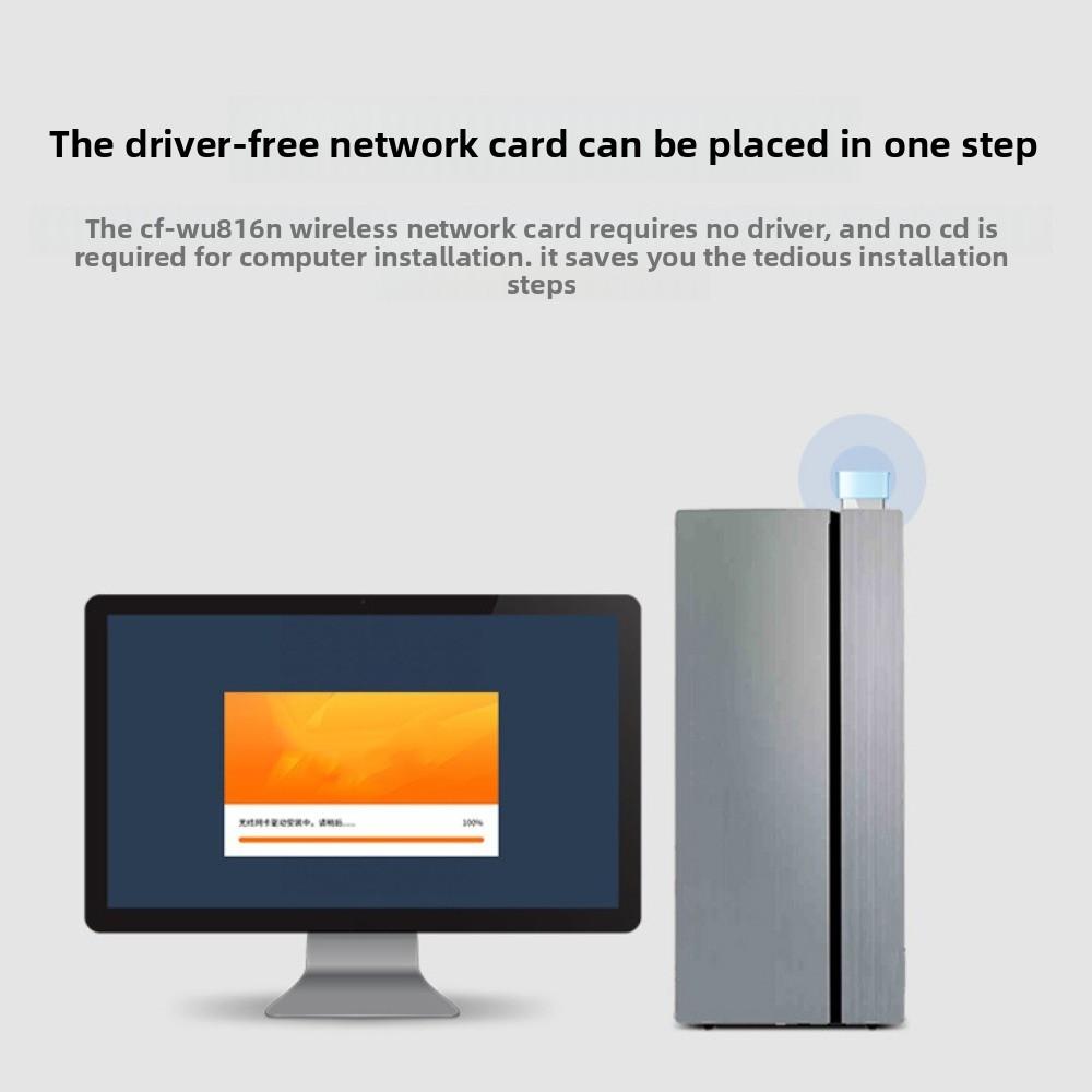 CF-WU816N Mini USB WiFi Adapter 2.4G Transmission USB Network Card Driver Free 150Mbps Wireless WiFi Receiver PC/Laptop