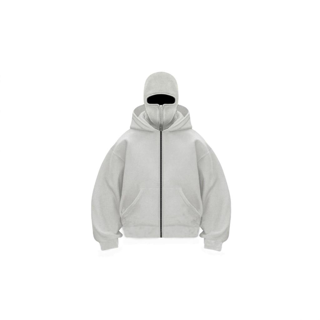 2025 Men's Double-Hooded Sweatshirt Jacket - New Spring Fashion, 250g