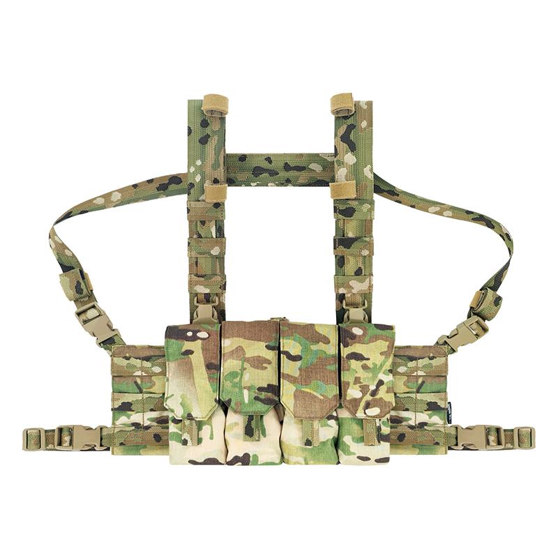 BEPAN Outdoor Modular Quadruple Lightweight Chest Mount AS System 7.62/5.56/5.45 Fittings