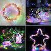 102M/52M/32m/22m/11m/7m Solar LED Light Outdoor Festoon Waterproof Garland String Lights Street Garland for Wedding Party Decor