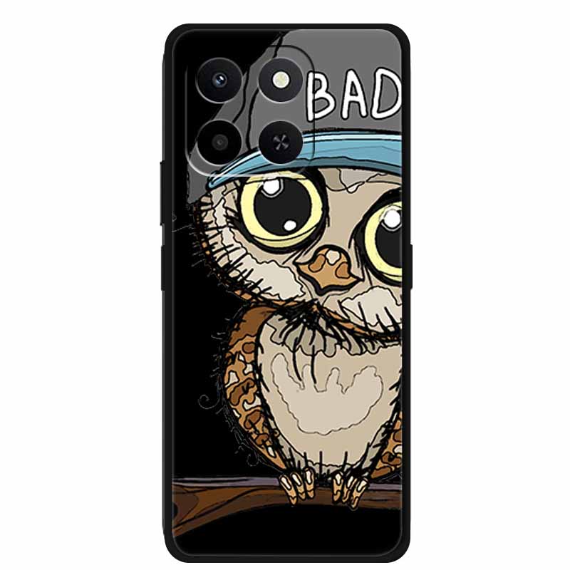 3D Lovely Phone Case For Honor X6C X 6C X6 C 6 C Soft Silicone TPU Protector For Huawei HonorX6C Relief Florals Shell Funda Capa