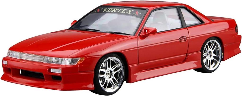 Aoshima Bunka Kyozai The Tuned Car Series Nissan VERTEX PS13 Silvia Plastic Model 1/24 No.21 '91 (Automobile)