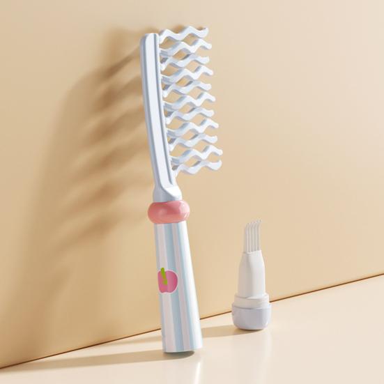 Curly Hair Wide Tooth Comb Curls Detangling Comb with Double Row Wavy Tooth Anti-static Home Salon Wavy Thick Long Hair Styling Comb