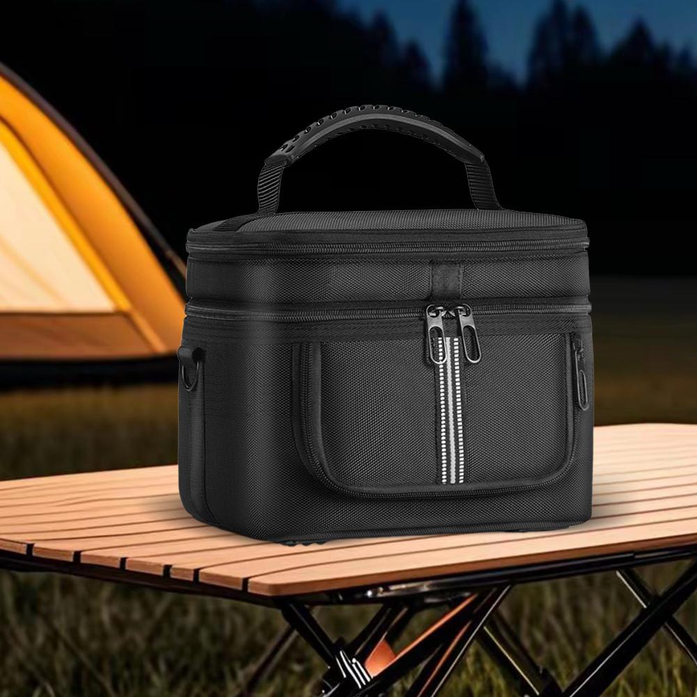 Carrying Case for Ef Ecoflow River 2 Portable Power Station Bag Travel Carrying Bag Protective Case Waterproof Multiple Pockets