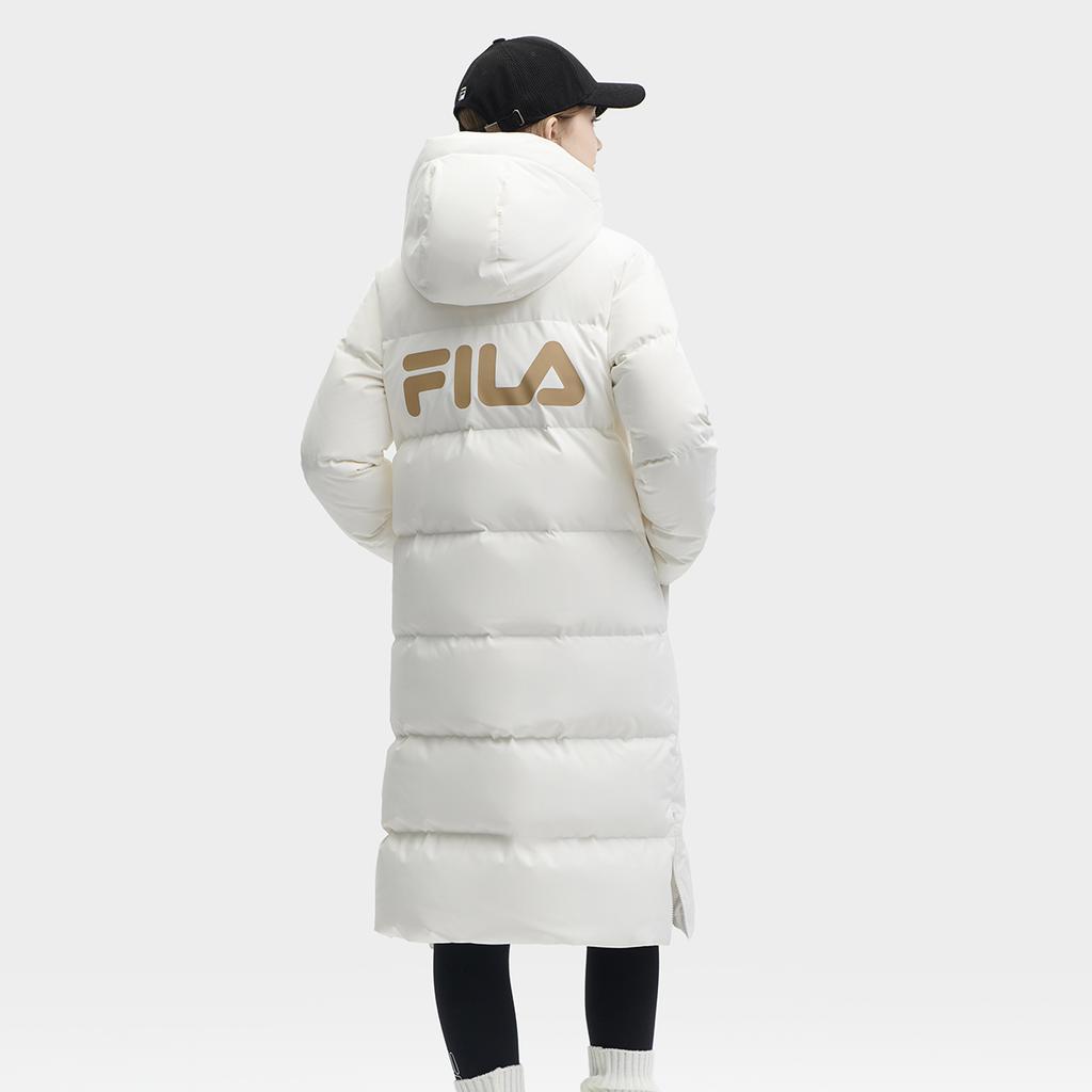 New FILA ORIGINALE Down Jacket Women's Cloud White F11W349910F-WT