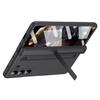 Kickstand Phone Case for Samsung Galaxy Z Fold Special/Z Fold 6 Slim/W25 PC Back Cover with Stylus and Tempered Glass Film