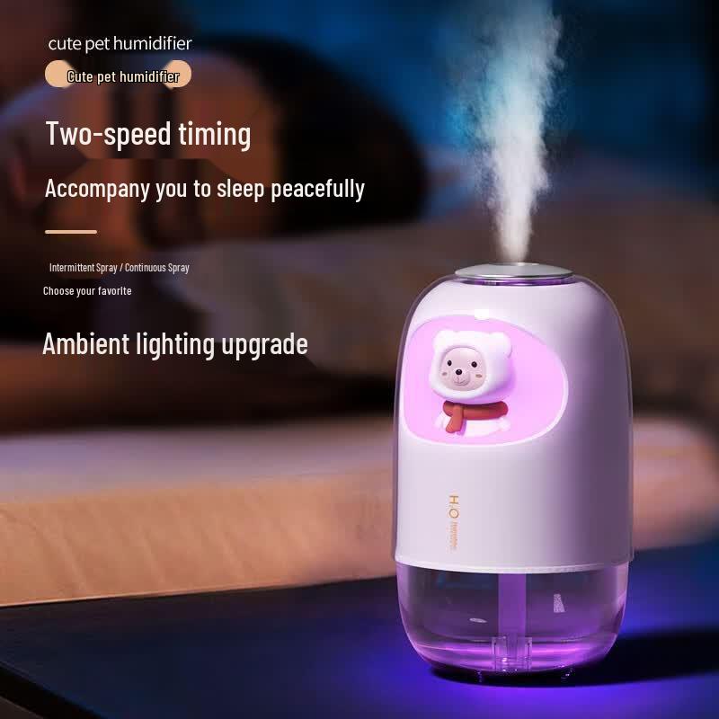 Bear Baby Colorful LED Night Light Humidifier CN plug (adapter included)