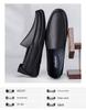 Men's Large Size Leather Slip-On Casual Shoes - Versatile & Fashionable for Business/Formal Wear