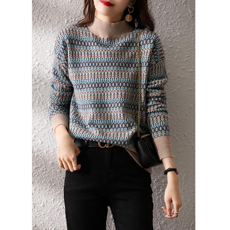 Firstview Women's Urban Casual Long Sleeve Sweater