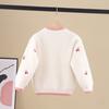 Girls Sweater Velvet Bottoming Shirt Children Clothing Knitted Pullover Baby Sweaters