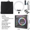RGB Fill Light Ring for Photography & Videography - 10, 8, or 18 Inches