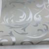 Grå 3D Viktoriansk Damask Preget Tapetrull Stue Soverom Veggbelegg Sølv Blomstret Luksus Tapet Hjemmeinnredning