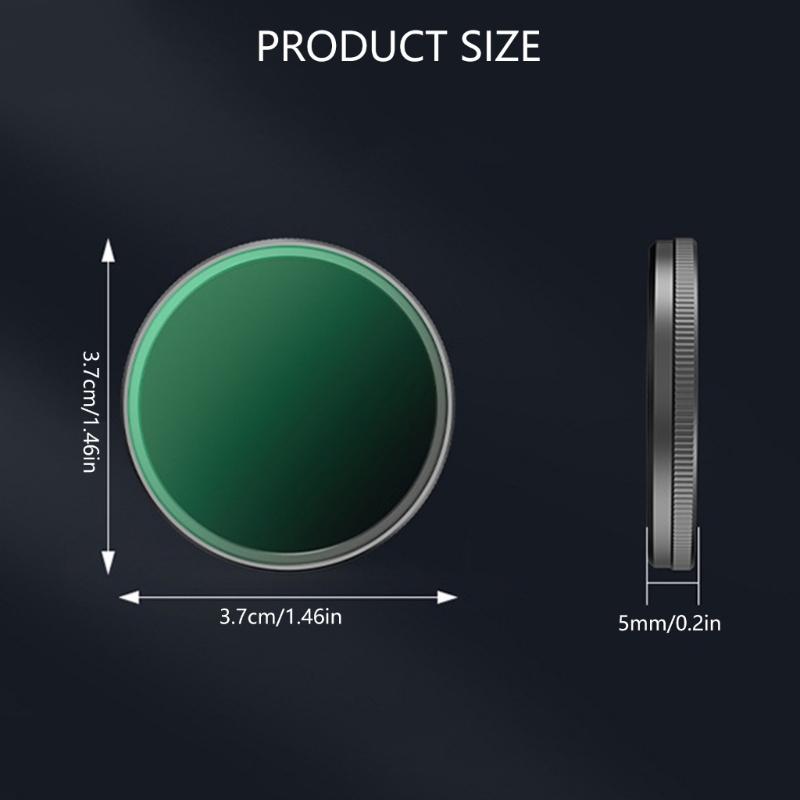 CPL/ND8/ND16/ND32/ND64 Filter Optical Glass Clear Imaging for Action 3/4/5 Accessories Waterproof Dirt-Resistant