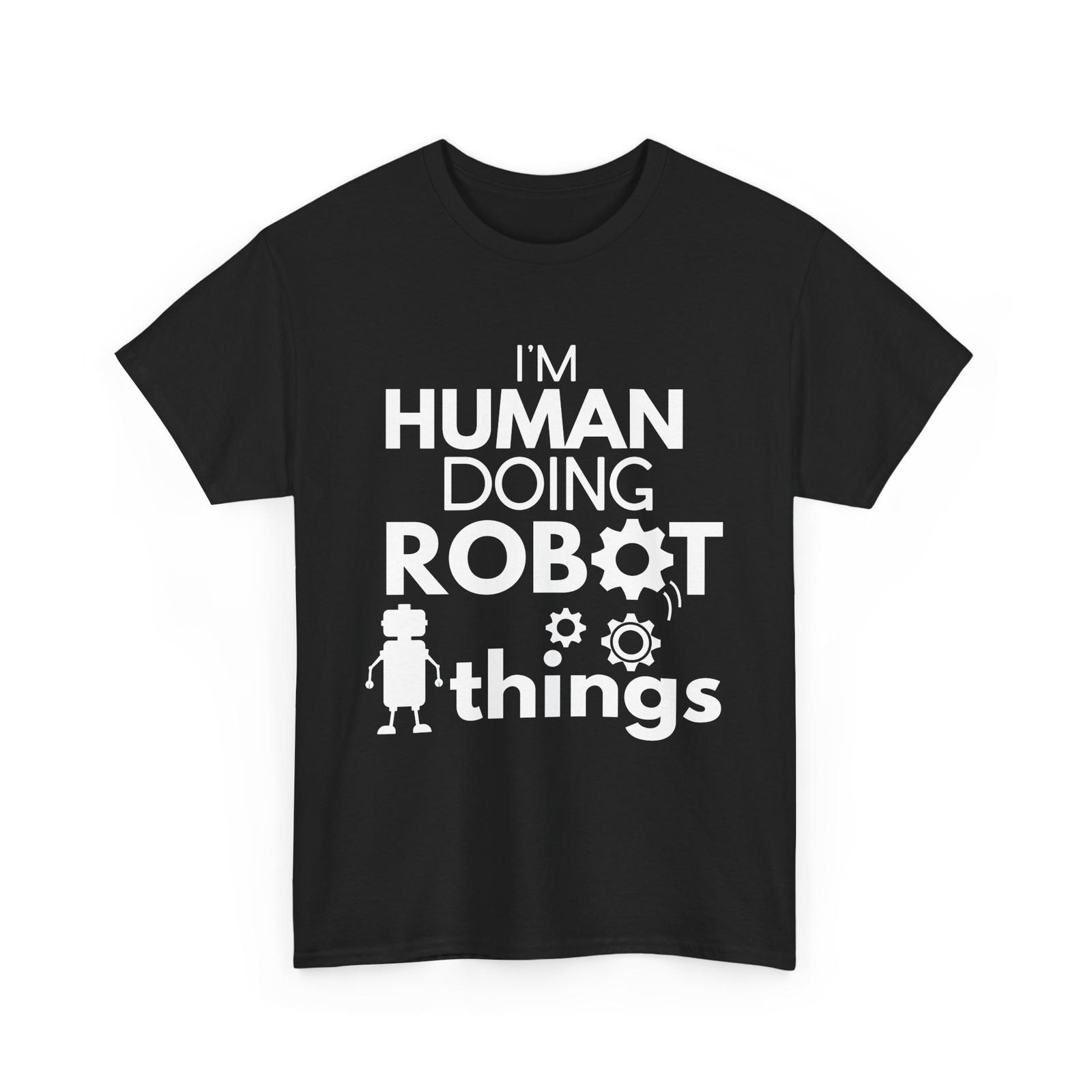 Футболка с кибернетическим роботом | Футболка с ИИ и машинным обучением | Крутая унисекс футболка в стиле techwear S