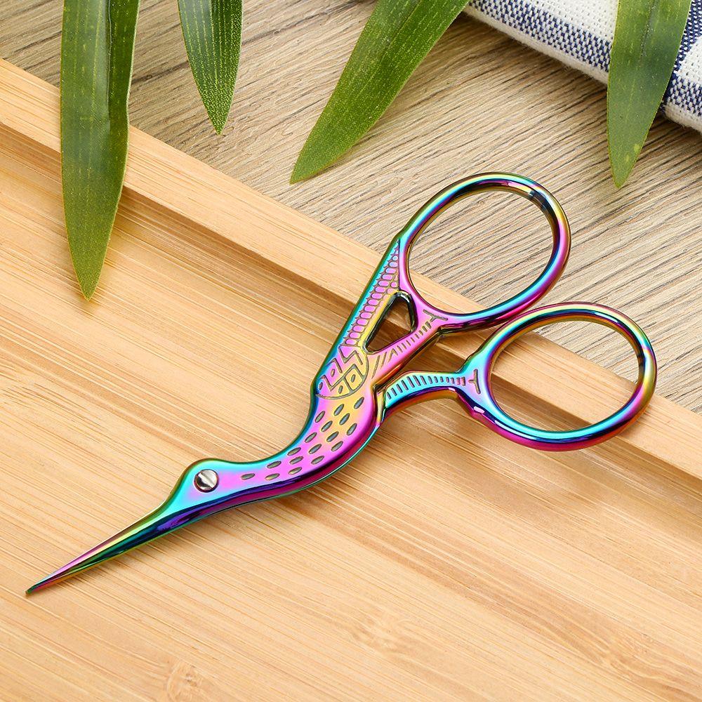 Embroidery Home Retro Cross Stitch Scissors Scissors Stainless Steel Crane