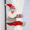 Christmas Curtain Hooks Cartoon Figurine Decorations Hotel Restaurant Decor Doll Clips Creative Window Display Ornaments