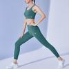 Skechers Solid Color Tight Knit Sports Long Pants Women Bottoms Dark-Blue-Green P423W167-03JH