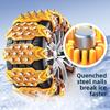 Universal Car Snow Chains for Winter Non Damaging Tire Traction Easy Install Anti Slip Chains Fit Sedan SUV Minivan