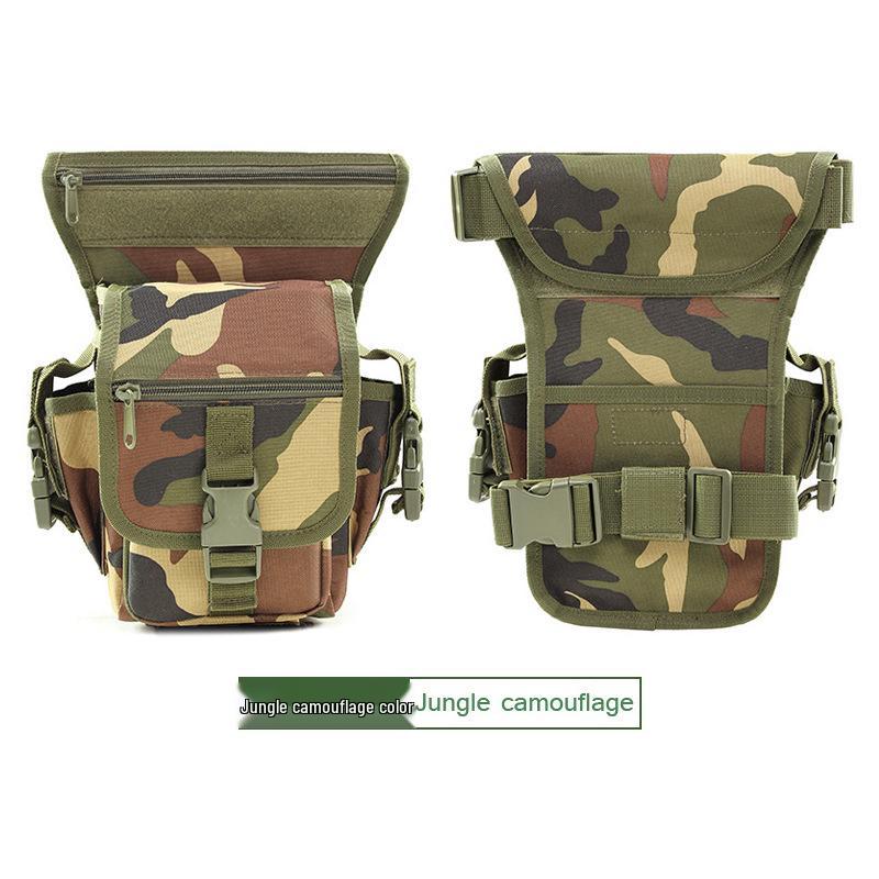 Men’s Outdoor Tactical Motorcycle Messenger & Cycling Leg Bag, Waterproof Waist Bag for Mobile Phone & Running Sports.
