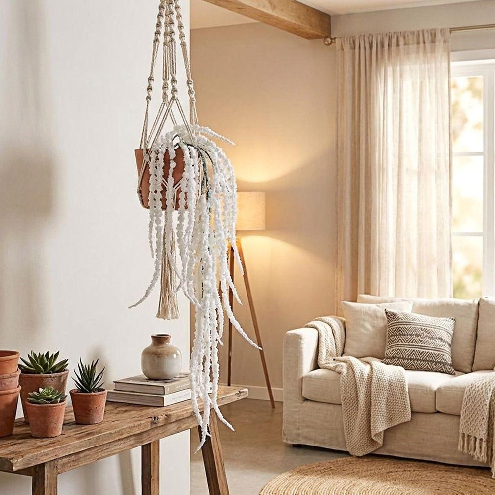Fleur Artificielle Multicolore à Longues Pointes Mousse Florale Suspendue Amarante Ornement de Bureau