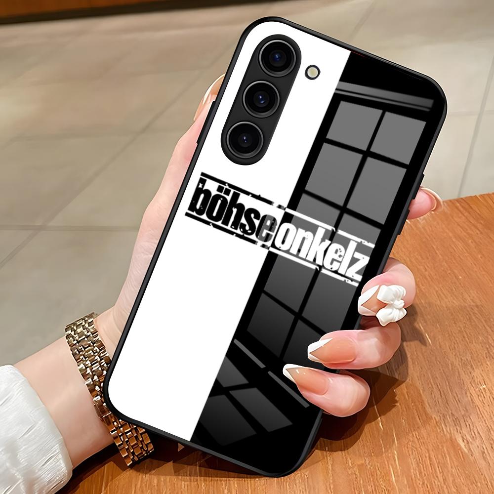 B-Bohse O-Onkelz Zespół Etui na Telefon Dla Samsung S26 S25 Edge Ultra S23 S22 S21 S20 Ultra Plus S24 Fe A54 A53 A25 Szklana Pokrywa