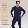 Men’s A-Class Thermal Underwear Set with Hyaluronic Acid - Warm Autumn/Winter Round Neck Top & Bottoms