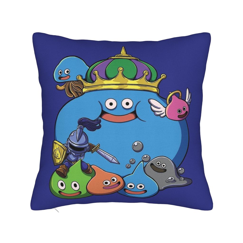 Pillow Cover Dragon Quest Slime   Cute Funny Pillow Case For Sofa Home Decor Pillowcases