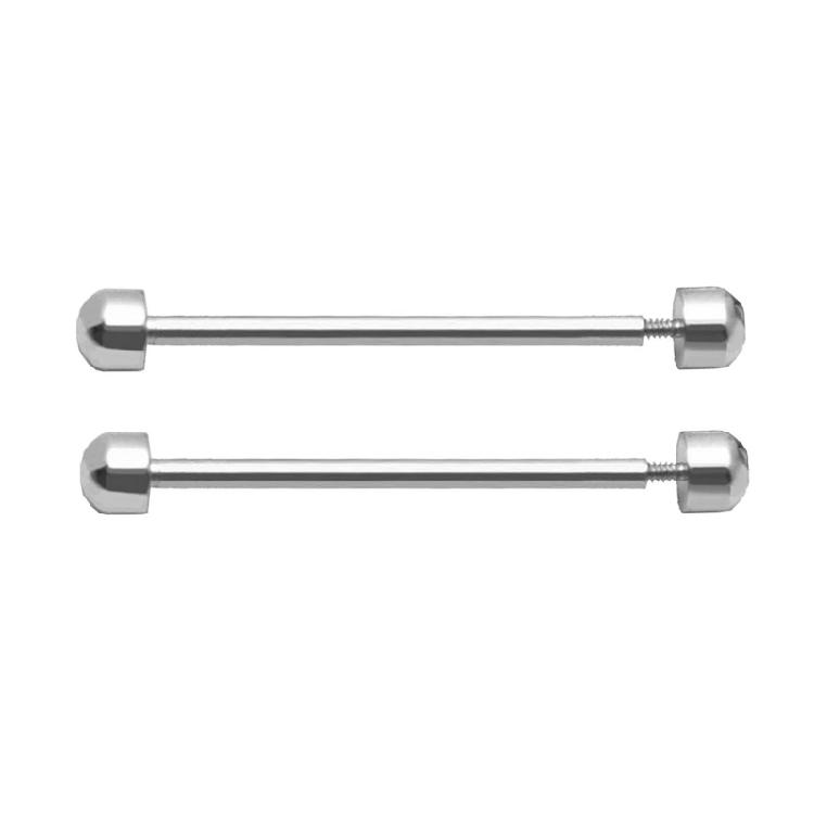 2Pcs Watch Strap Screw Tube Rods Friction Pin Clasp Bracelet Fixng for Wristband 20mm серебряный