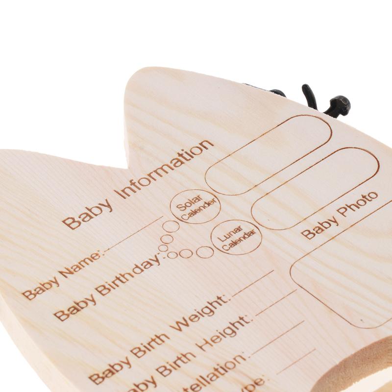 Baby Tooth Box Wooden Milk Teeth Organizer Storage Boys Girls Save Souvenir Case