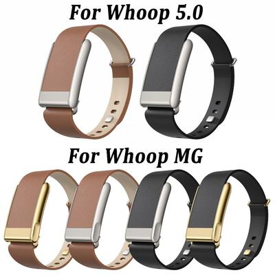 Hochwertiges Ersatz-Lederarmband Echtes Leder Verstellbares Fitness-Armband Armband für Whoop 5.0/MG Sportarmband