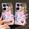 Pink Goblet Bowknots Disco Ball Pattern Case Xiaomi 14T 13T 11T Pro Leather Texture Silicone Cover Funda For Redmi Note 14 13 Pro 4G 5G 12 11