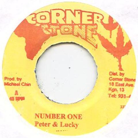 7inch Record PETER RANKING, GENERAL LUCKY - Number One Corner Stone 1982 Jamaica Reggae, Ska & Dub