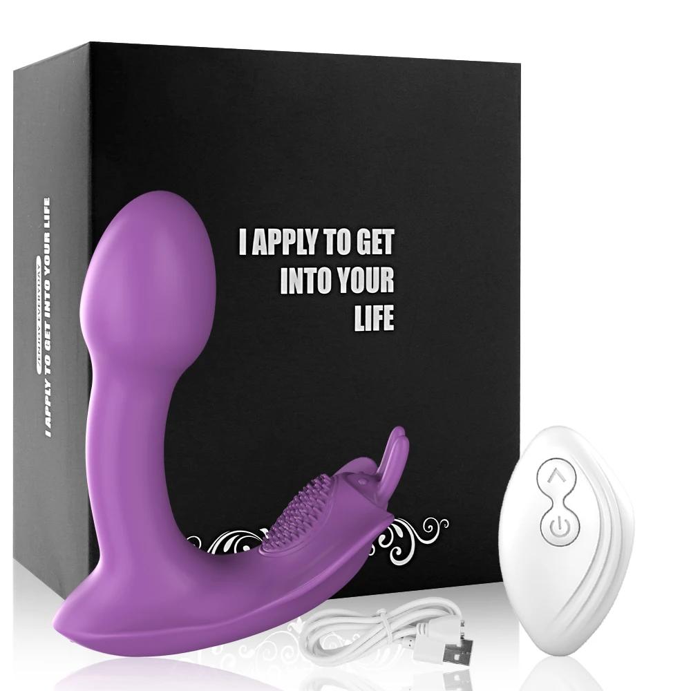 Small Dildo Vibrator for Women Remote Control Clitoris Stimulator G-Spot Massager Female Wear Sex Toys for Adults 18+