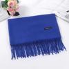 Women's Red Winter Scarf: High-End Imitation Cashmere Shawl, Versatile Warm Neck Wrap, Ideal Gift