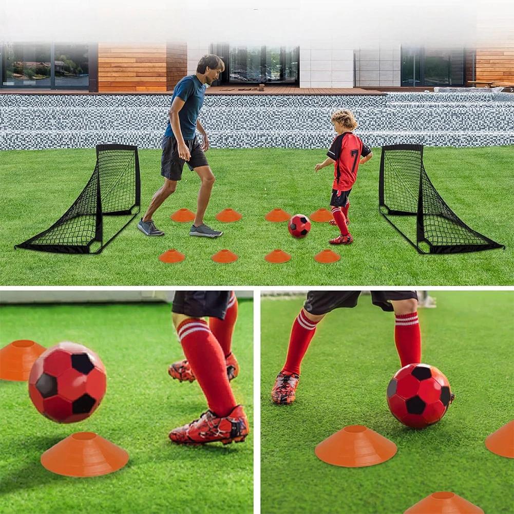 Portable Soccer Goals for Kids and Youth Folding Soccer Goal Pop Up Soccer Net with Carry Bag for Backyard Training Goal