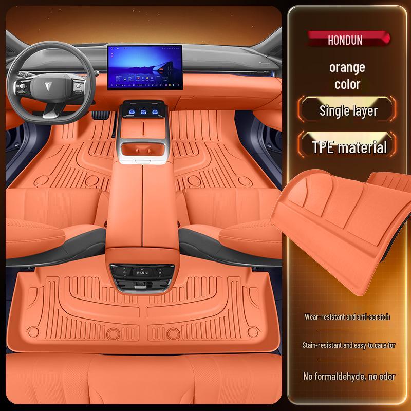 Deep Blue L07 TPE2025 5-Seater Car Floor Mat Set - Interior Carpet Accessories