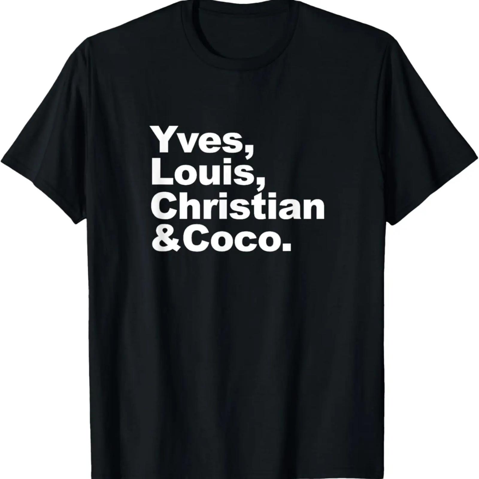 

Yves Louis Coco & Christian French Fashion Designer T-Shirt XXXXXL