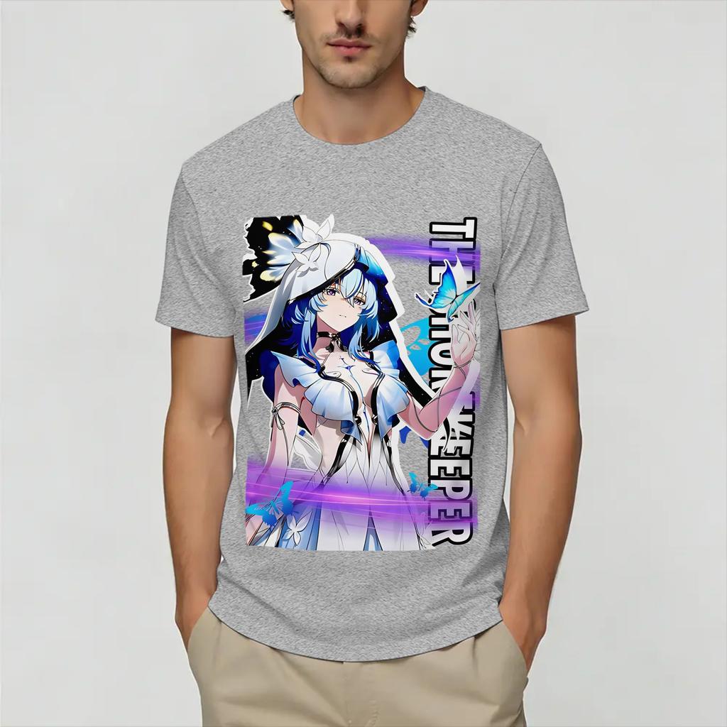 Wuthering Waves TShirts Unisex Amazing Pure Cotton Tees O Neck Short Sleeve T Shirts 4XL 5XL Clothes