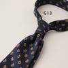 Gentleman British Style 8CM Mens Polka Dot Neck Tie Dark Green Brown Striped Silk Ties Luxury Soft Necktie Wedding Tuxedo Cravat