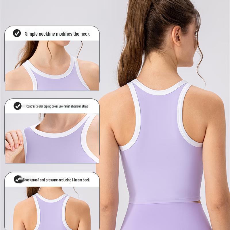 Women's Round Neck Yoga & Fitness Racerback Tank Top