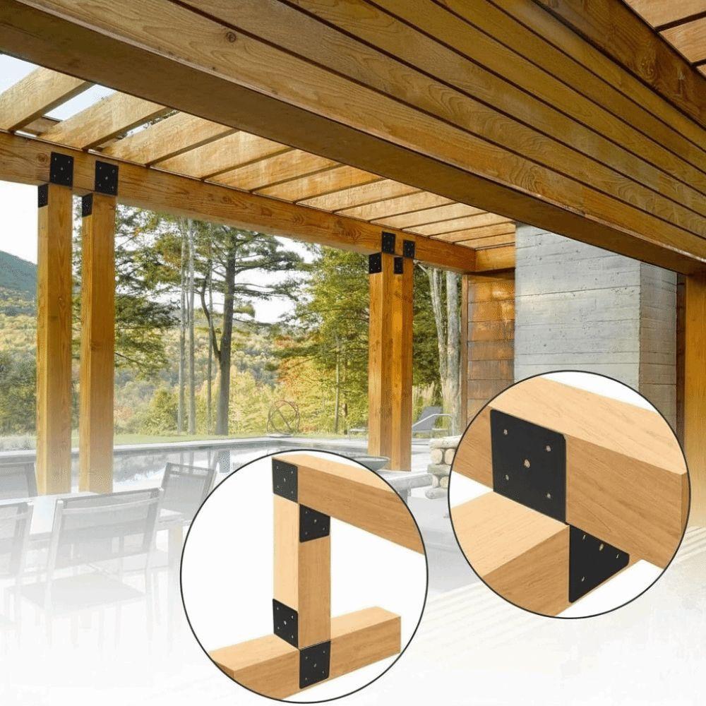 Adjustable Pergola Brackets Corrosion Resistant Bracket Support Connector Pergola Kits  Top Beam
