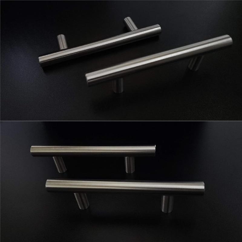 10 Pack | Brushed Nickel Cabinet Pulls - 5" Length for Home & Kitchen Drawer Pulls, Cabinet Handle, Elegant Kitchen Hardware.